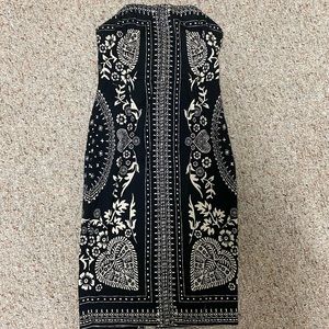 Strapless dress